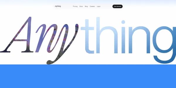 Join 500,000 Builders with Anything: Build Beautiful Apps Cover