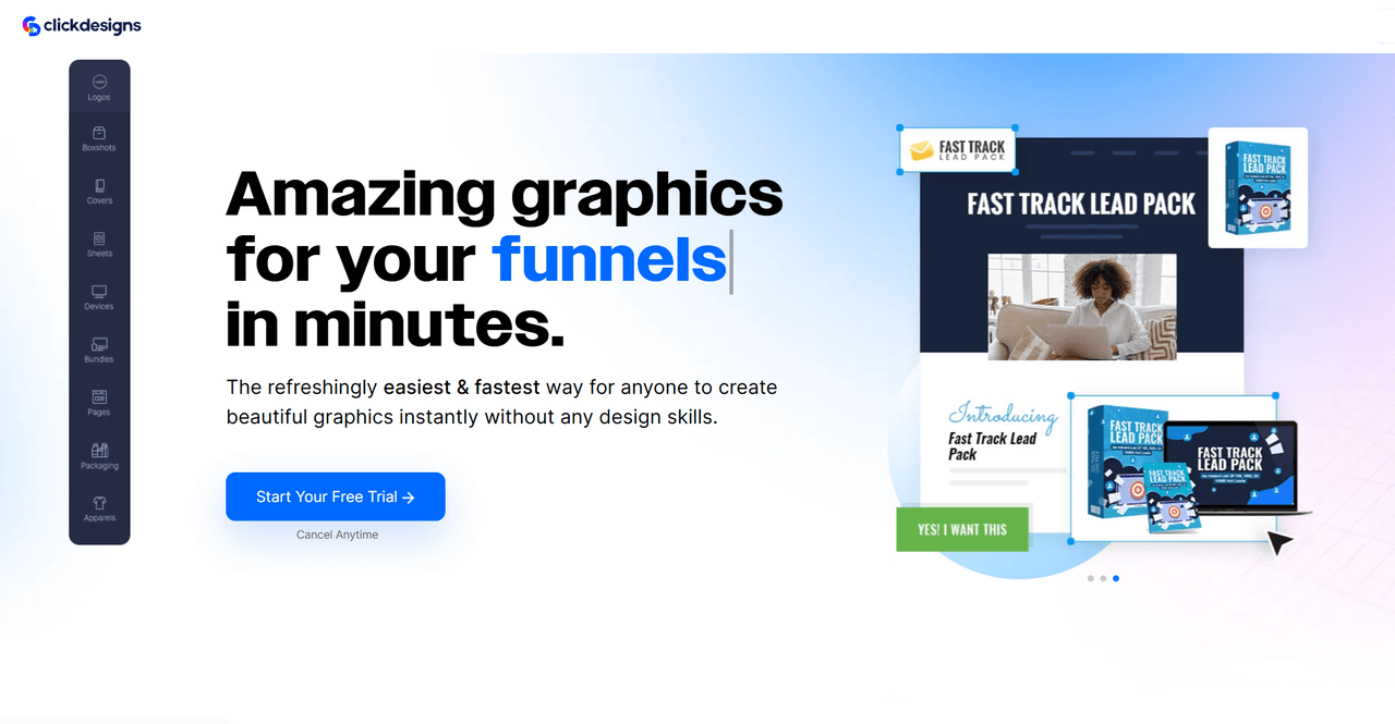 ClickDesigns™ Graphics & Designs Made Easy Cover